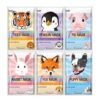 Epielle NEW Animal Character Mask Pack 6-piece set, 1 set