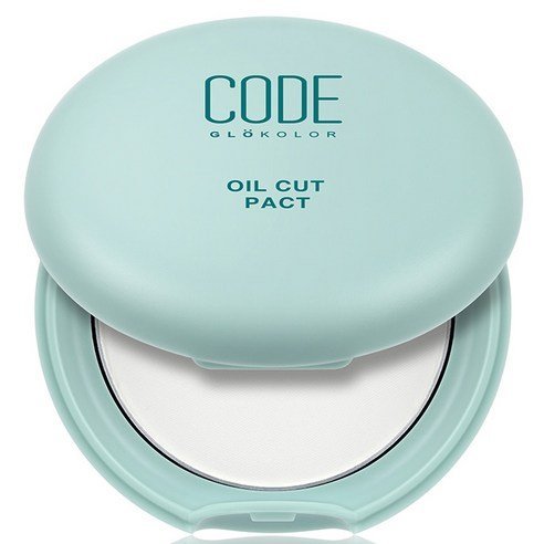 Code Glokolor Oil Cut Pact 8g, White, 1ea
