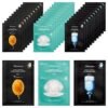 JM Solution Mask Pack Honey Glow 10p + Ringer Water Glow 10p + Blue Glow 10p Set, 30 sheets, 1 set