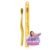 Bycolor Halcyon Microfiber Toothbrush Yellow, 1 Pack, 1 Piece