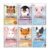 Epielle NEW Animal Character Mask Pack 6-piece set, 1 set